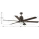 Kiska 60'' 6 Blade Ceiling Fan with LED Light Kit