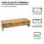 Bamboo Monitor Stand