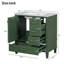 Meuble-lavabo simple 30 po avec plateau en céramique Shenae-91174451