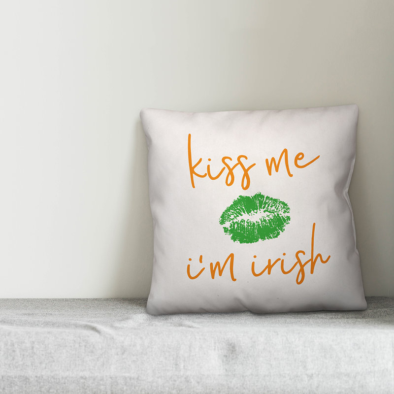 Coussin Patty Kiss Me I'm Irish