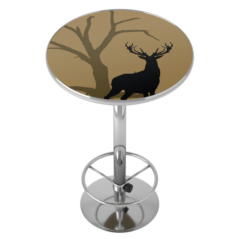 Round Metal Base Dining Table