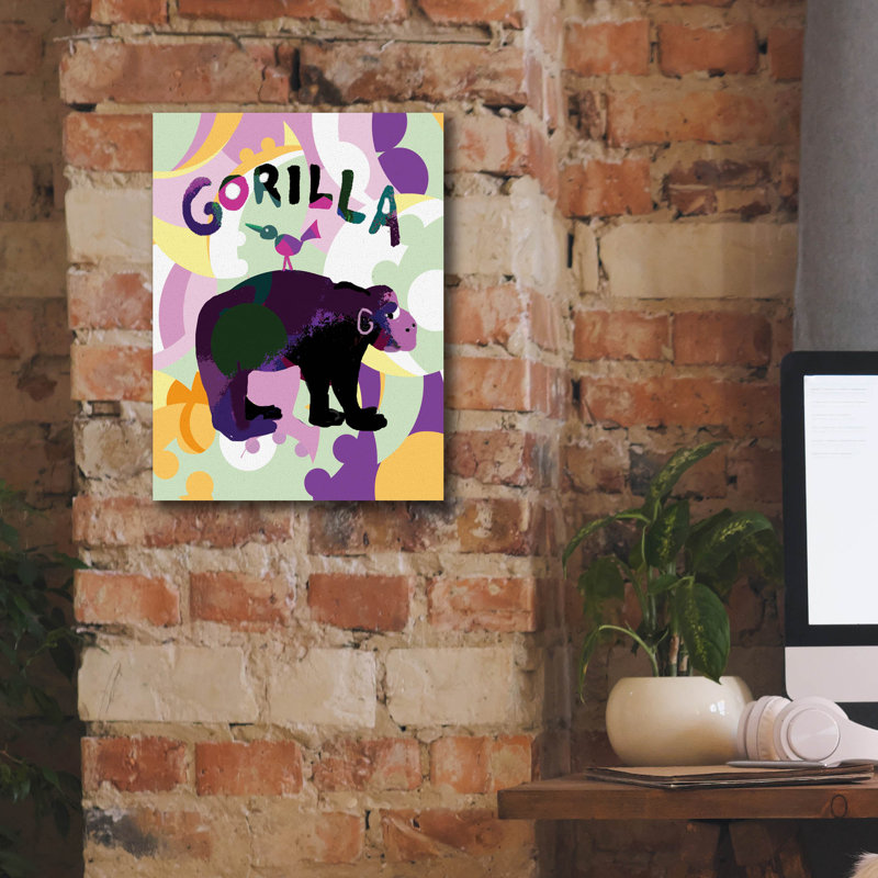 " Gorilla " by Holly McGee, 16" H x 12" W x 0.75" D