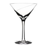 Line Handmade Crystal Martini Glass