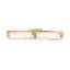 Luminaire de meuble-lavabo Mingle - Laiton satiné - l 25,5 po