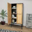 Armoire de rangement en bois avec tablette Farmhouse