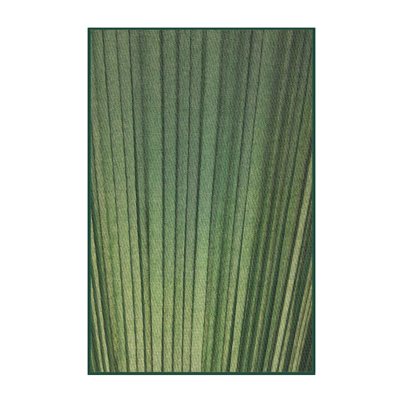 Tapis vert tissé à la machine, Rectangle 5 pi x 8 pi