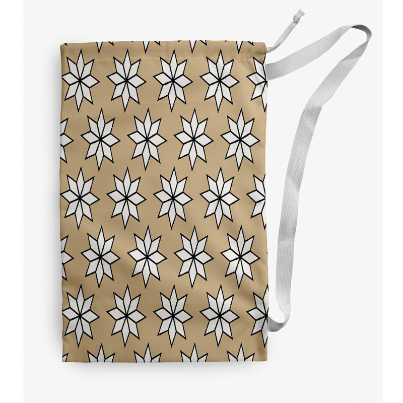 Fabric Laundry Bag with Handles, Small (29" H x 18" W), Brown