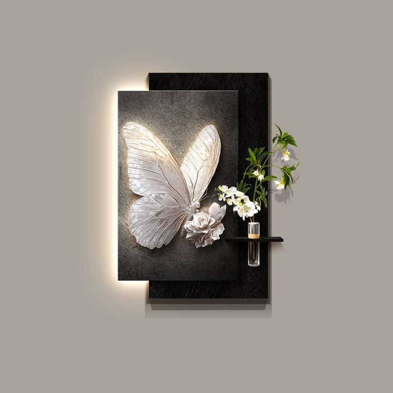 Art mural noir en grès, Noir, H 39,37 po x l 27,56 po x P 1,97 po