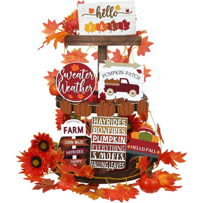 Kadaja Wood Tiered Stand
