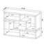 White Convertible Bookcase And Tv Holder - Versatile Geometric Concept, & Particle Board Desk Ample Storage,