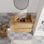 Meuble-lavabo mural 30 po, tiroir à fermeture en douceur (seulement meuble-lavabo, sans lavabo)