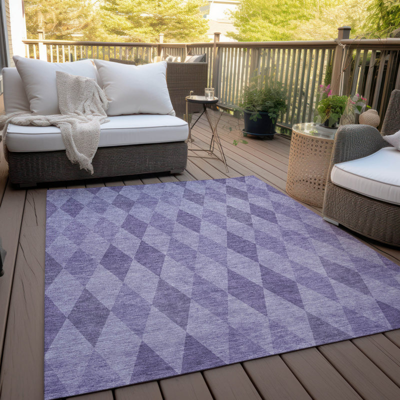 Tapis intérieur / extérieur Clintonville, Rectangle 10 pi x 14 pi