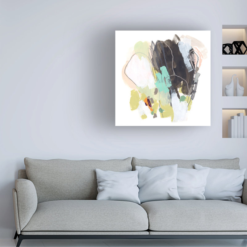 Abstract Modern Multicolor Canvas Art Print, 24" x 24"