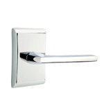 Helios Flat Passage (Hall & Closet) Door Lever with Square Rosette
