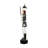 79.9" Traditional Iron Christmas Nutcracker Figurine with Red Flag, Oversized Holiday Decor Accent
