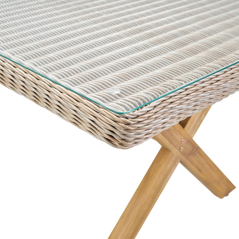 Table de salle à manger rectangulaire Cascade