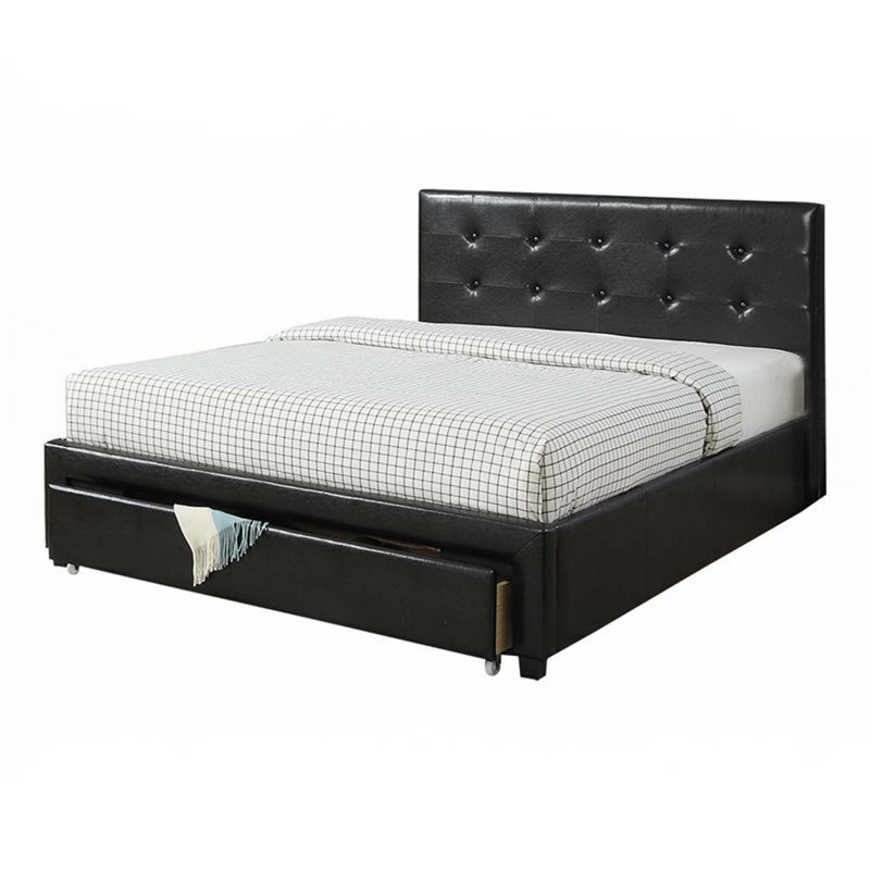 Rangement sous le lit, Black, Grand