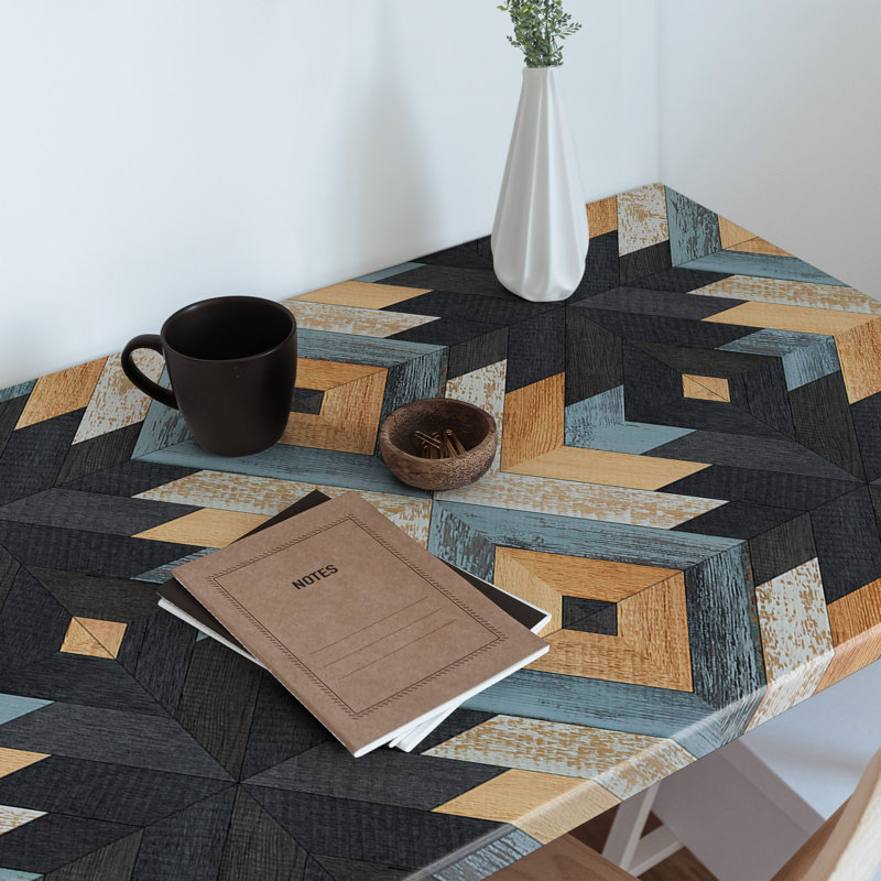 Geometric Figures Seamless 1m x 50cm Matte Peel & Stick Wallpaper Roll