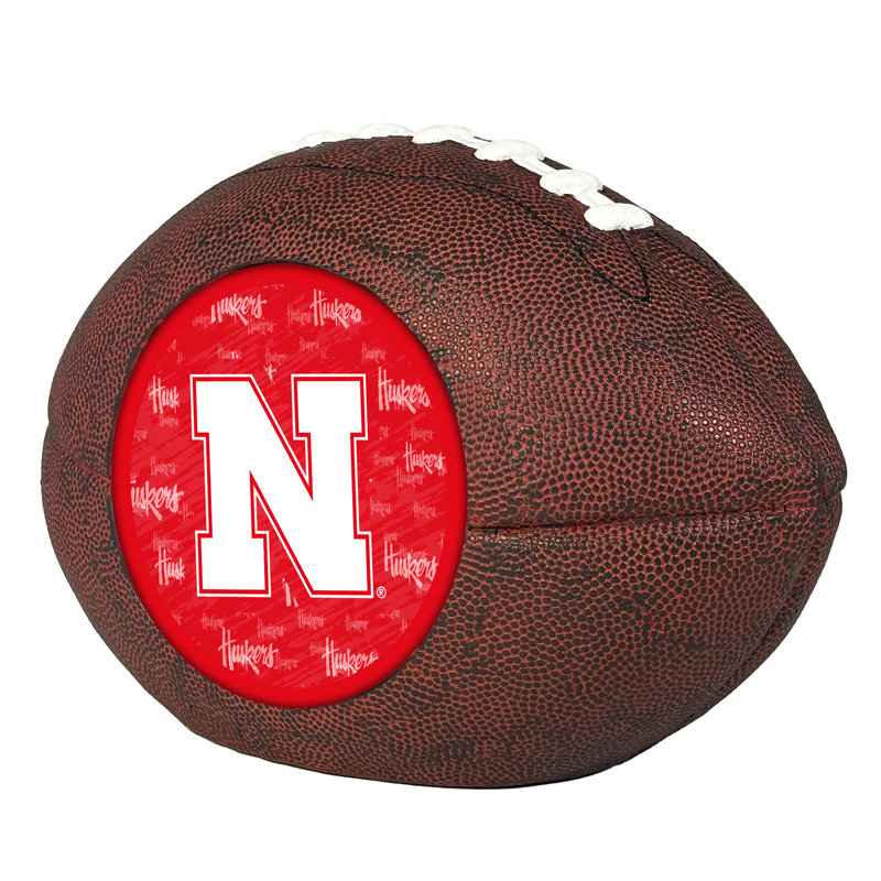 NCAA Nebraska Cornhuskers DEL logo 3D en résine décor de football | 10,5 po