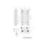 Dow Horizontal Traditional 3 Column Radiator Raw Metal-530135048