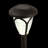 Brown Solar Powered Integrated LED Metal Pathway Light Pack