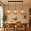 3 - Light Rattan Farmhouse Bohemian Pendant
