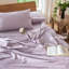 Ensemble de housse de couette légère avec fermeture à glissière 8 attaches 100% coton lavé MooMee-111275632-109236632