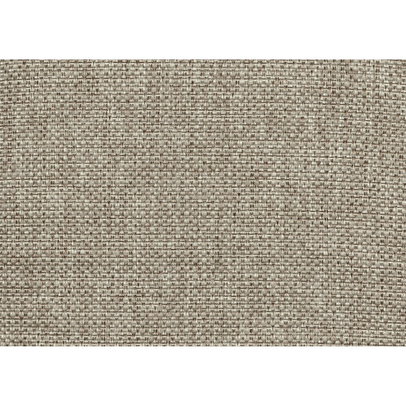 Ensemble de salle à manger décontracté 5 pièces pour espaces élégants - Table rectangulaire en bois et 4 chaises en tissu gris / blanc / brun