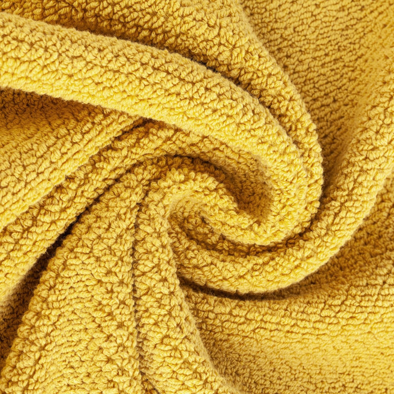 Liebhard Midweight Jacquard Bath Towel, Mustard