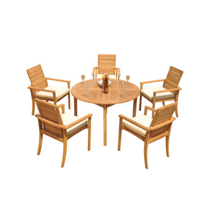 Algrave Round Teak Dining Set