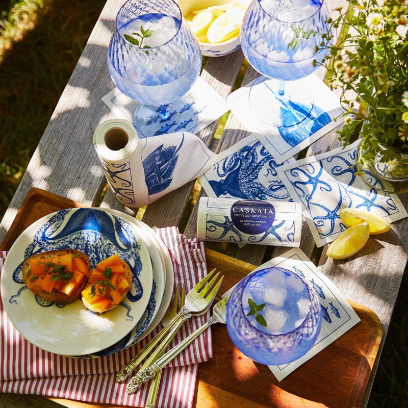 Starfish 100% Cotton Square Napkins