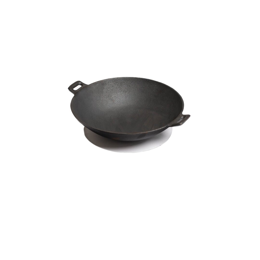 30 cm Wok aus Gusseisen