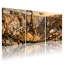 Fantaisie et science-fiction paysage industriel avec engrenages et trains, ensemble de 3 impressions sur toile Steampunk-1173155862