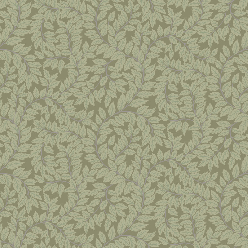 Lindlöv Wallpaper Roll, Green