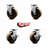 4-Piece High Temp Phenolic Caster Set