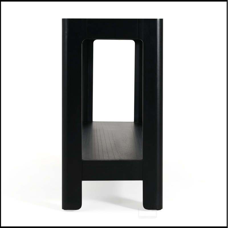 Console Mirod Modern Farmhouse, Noir
