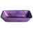 Eden Bath 13 " Glass Rectangular Bathroom Sink