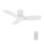 Ventilateur de plafond encastré à moteur à courant continu de 44 po sans lumière, télécommande