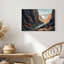 " Canyon River Scene With Tall Rock Walls And Desert Bushes " Painting Print-1775778914