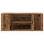 TV Cabinet Black Oak Engineered Wood Medium Entertainment Centre-1538983815