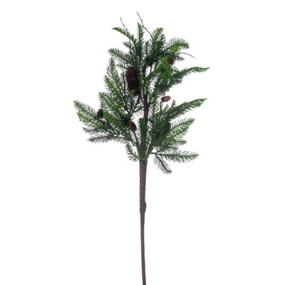 40" Green Cedar Pinecone Spray 2/Bag.