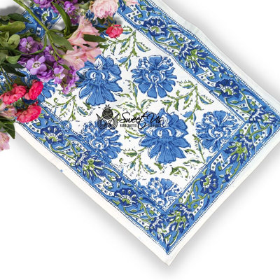 Ensemble de quatre napperons en coton Blend