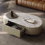 Table basse de style crème en pierre micro-cristalline