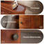 Table de bout vintage avec 3 tiroirs, table de chevet en bois, aucun assemblage requis