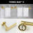 6-Piece Bathroom Hardware Set in Gold-100351489