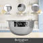 Buckingham Salad Mixing Bowl Stainless Steel With Hammered Effect -526379663