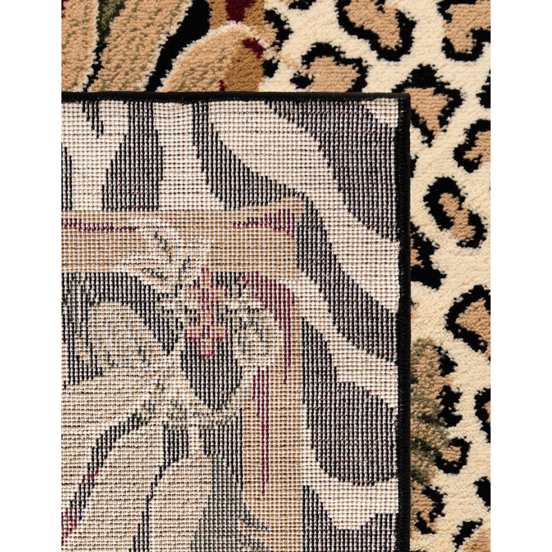 Testerman Power Loom Cream Rug, Octagon 7'10" x 7'10"