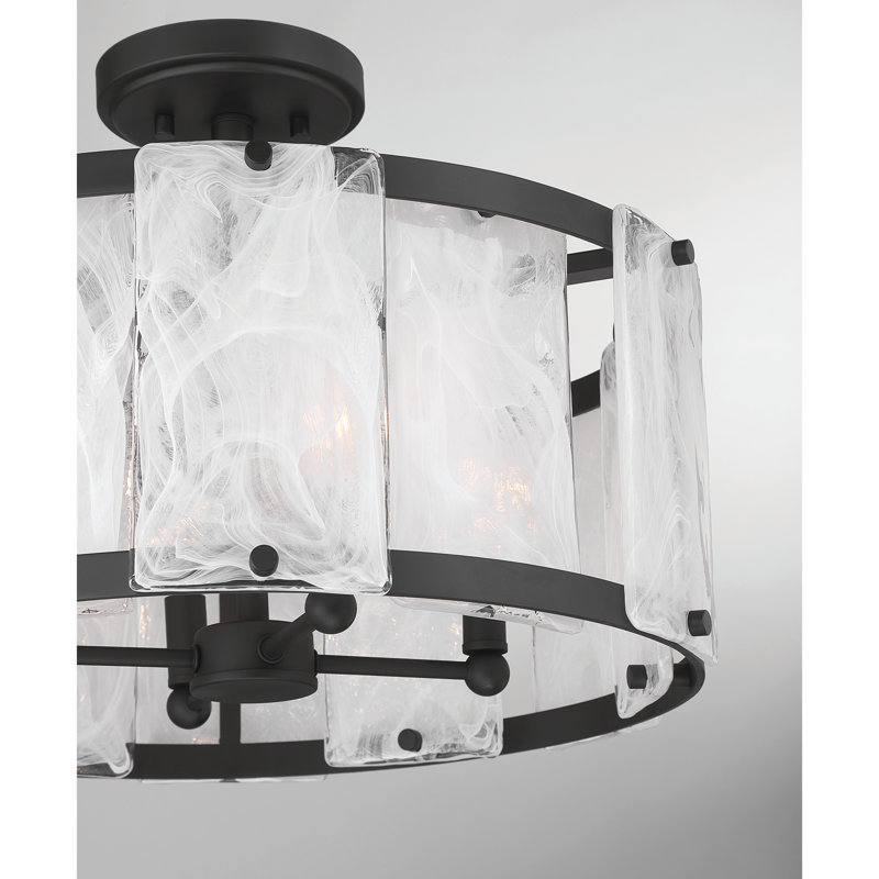 Veil 19.25" 4-Light Semi-Flush Mount