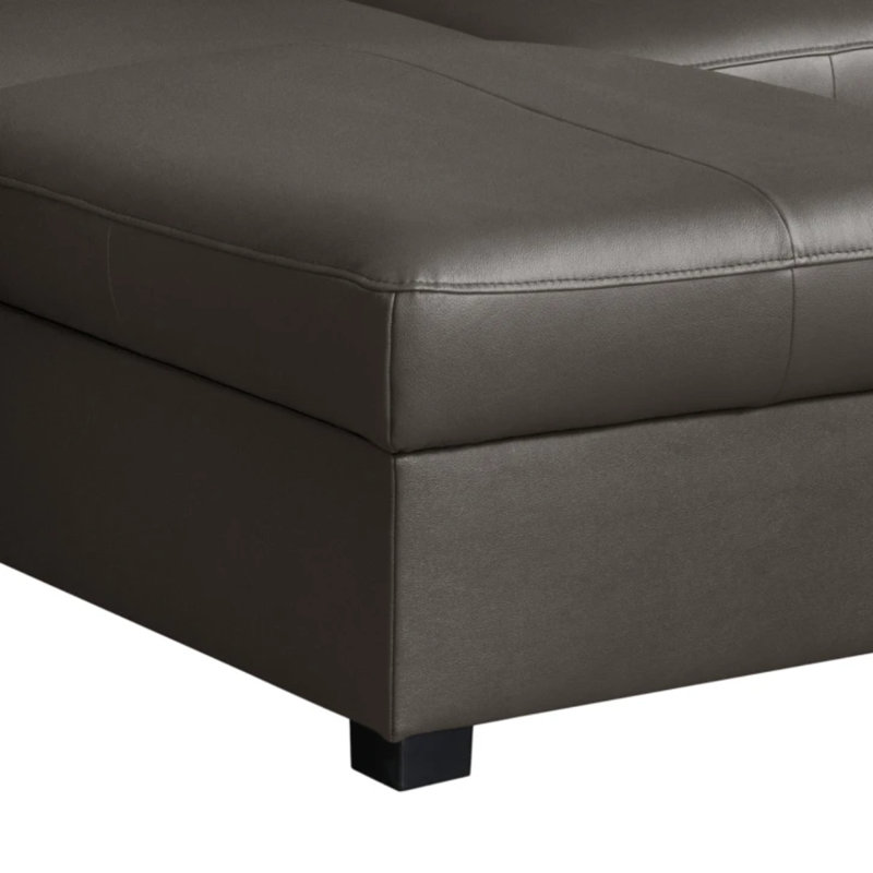 Fridulf 3 Seater Sofa Bed, Dark Brown, Left Hand Facing