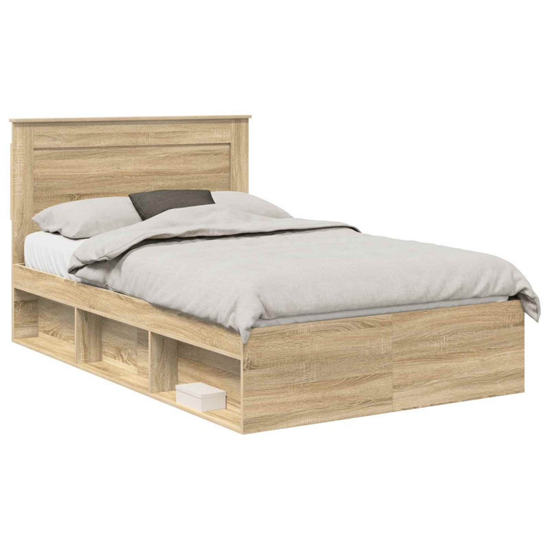 Solid Wood Bed, Sonoma, Small Double (4')